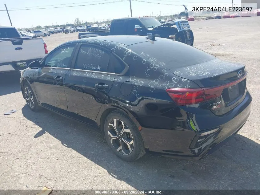 3KPF24AD4LE223697 2020 Kia Forte Lxs