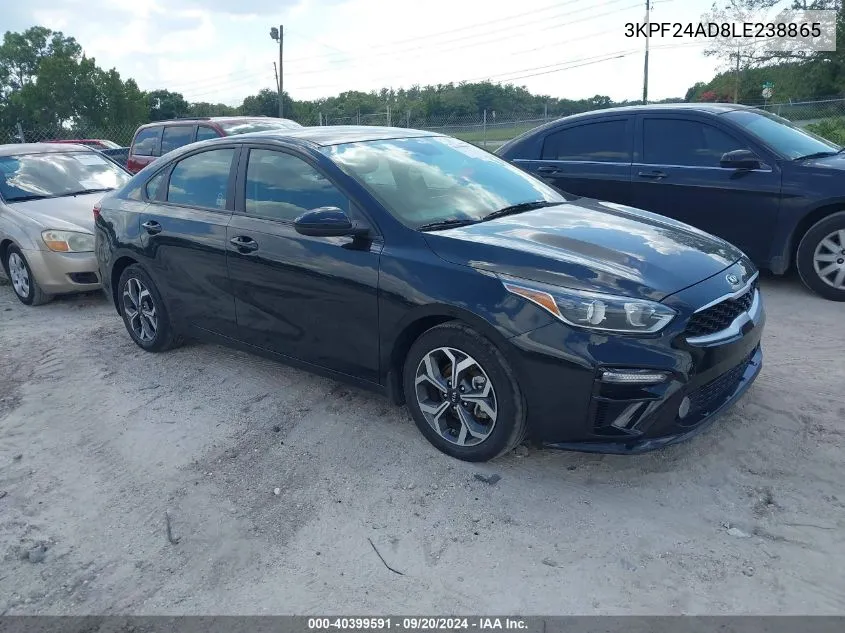 2020 Kia Forte Lxs VIN: 3KPF24AD8LE238865 Lot: 40399591