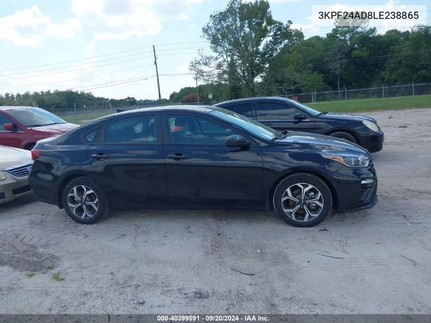 3KPF24AD8LE238865 2020 Kia Forte Lxs