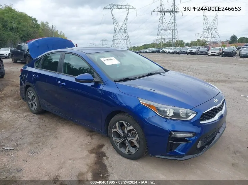 3KPF24AD0LE246653 2020 Kia Forte Lxs