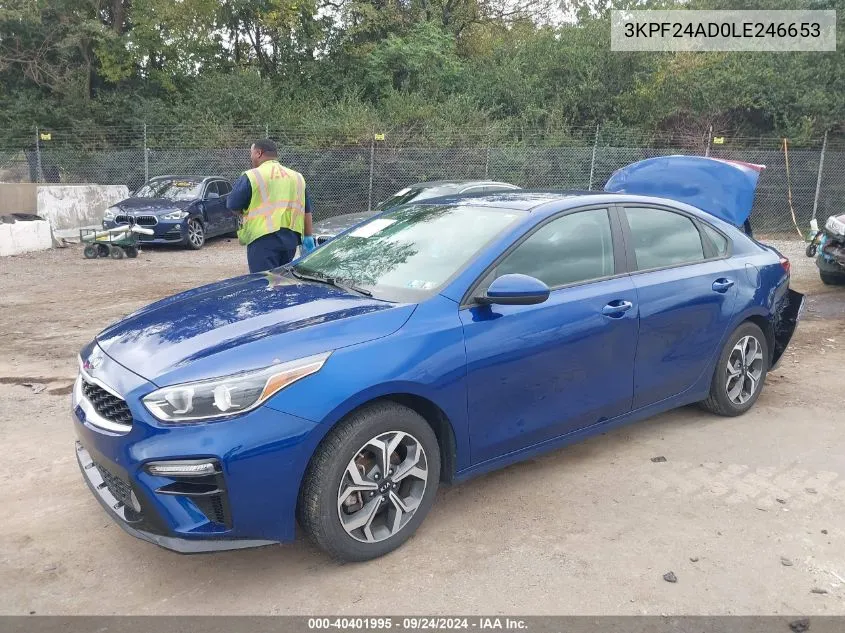 3KPF24AD0LE246653 2020 Kia Forte Lxs