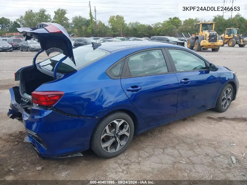 3KPF24AD0LE246653 2020 Kia Forte Lxs