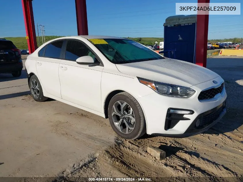 3KPF24AD6LE257009 2020 Kia Forte Fe/Lxs