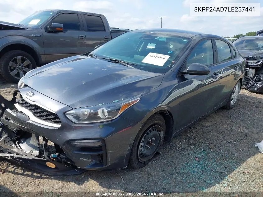 3KPF24AD7LE257441 2020 Kia Forte Fe