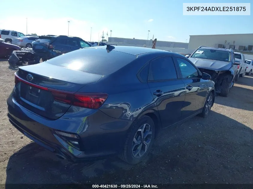 3KPF24ADXLE251875 2020 Kia Forte Lxs