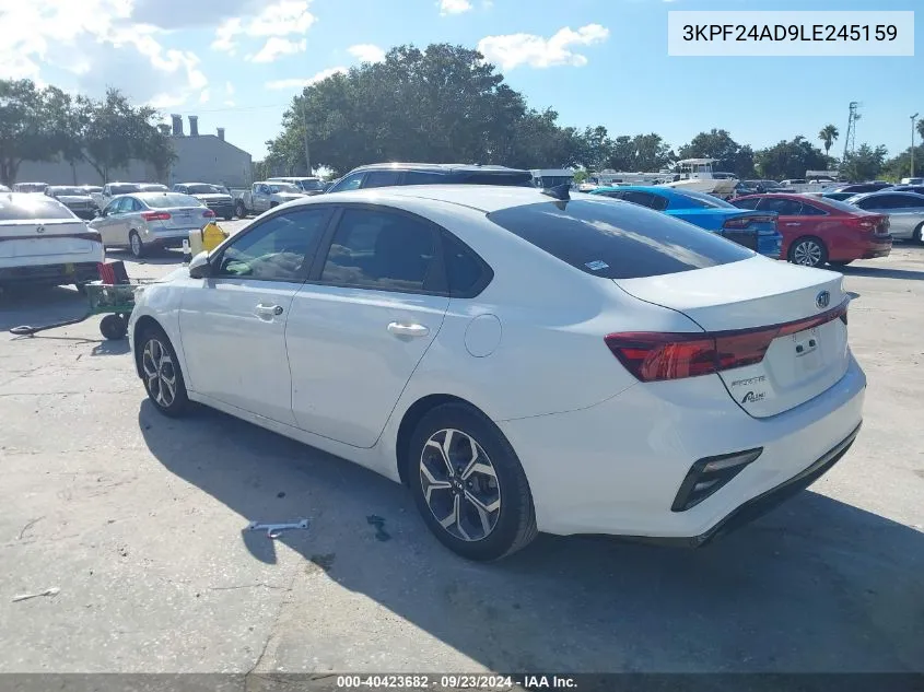 2020 Kia Forte Lxs VIN: 3KPF24AD9LE245159 Lot: 40423682