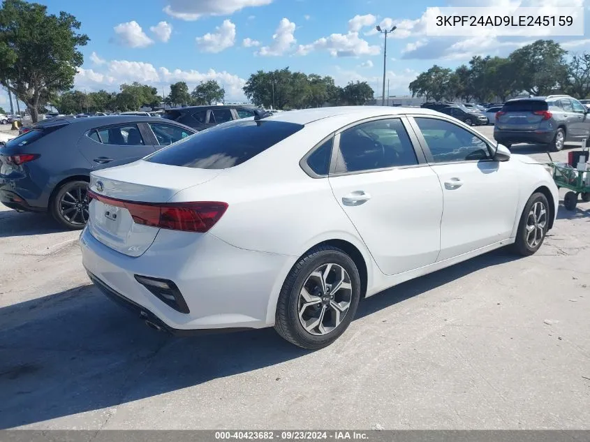 2020 Kia Forte Lxs VIN: 3KPF24AD9LE245159 Lot: 40423682