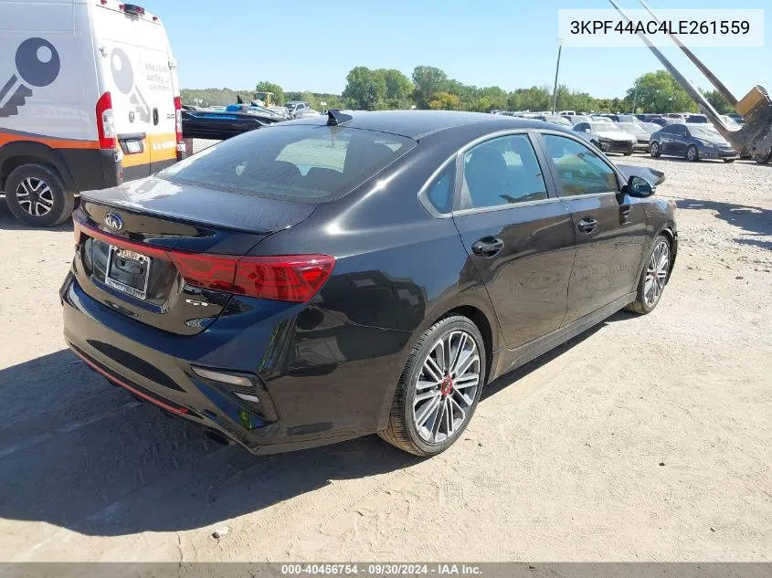 2020 Kia Forte Gt VIN: 3KPF44AC4LE261559 Lot: 40456754