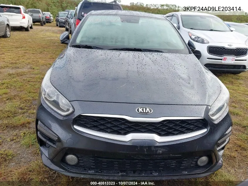 2020 Kia Forte Fe/Lxs VIN: 3KPF24AD9LE203414 Lot: 40513323