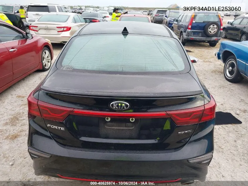 2020 Kia Forte Gt Line/S VIN: 3KPF34AD1LE253060 Lot: 40525974