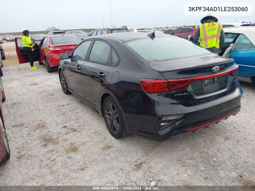 2020 Kia Forte Gt Line/S VIN: 3KPF34AD1LE253060 Lot: 40525974