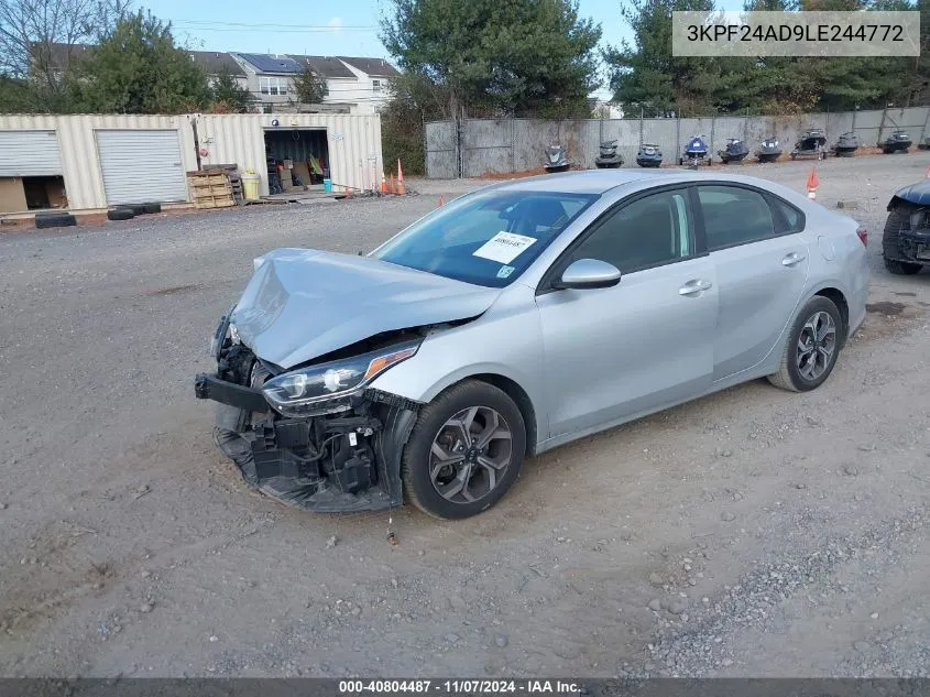 2020 Kia Forte Lxs VIN: 3KPF24AD9LE244772 Lot: 40804487