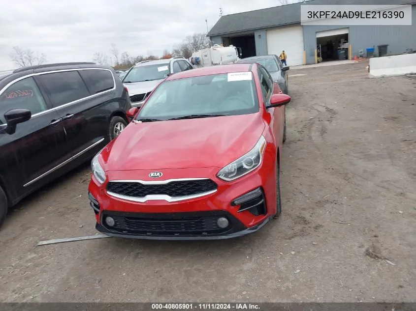 2020 Kia Forte Fe/Lxs VIN: 3KPF24AD9LE216390 Lot: 40805901