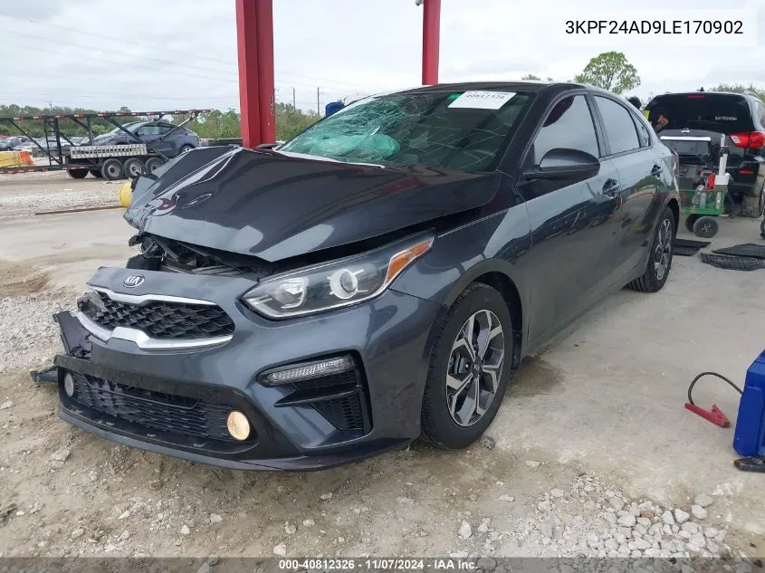 2020 Kia Forte Lxs VIN: 3KPF24AD9LE170902 Lot: 40812326