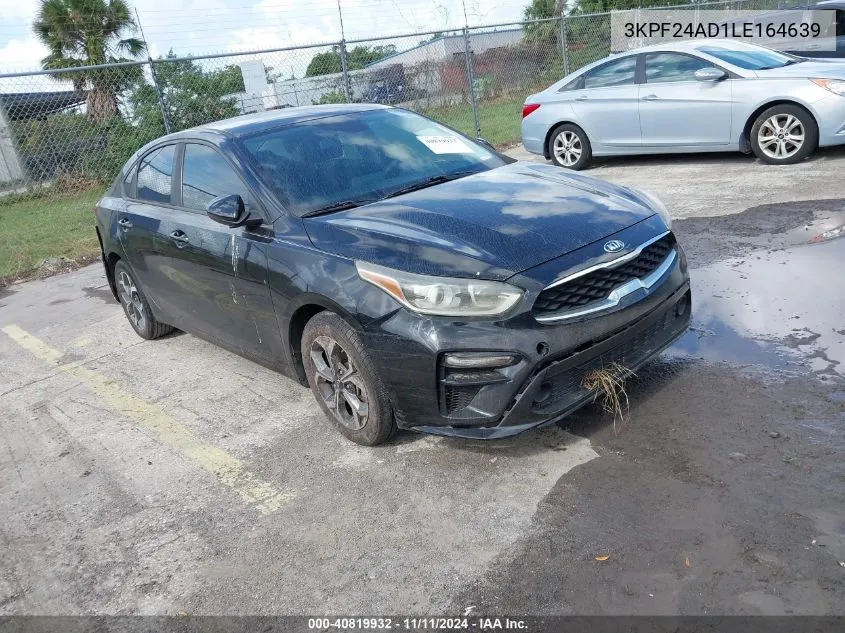 2020 Kia Forte Lxs VIN: 3KPF24AD1LE164639 Lot: 40819932