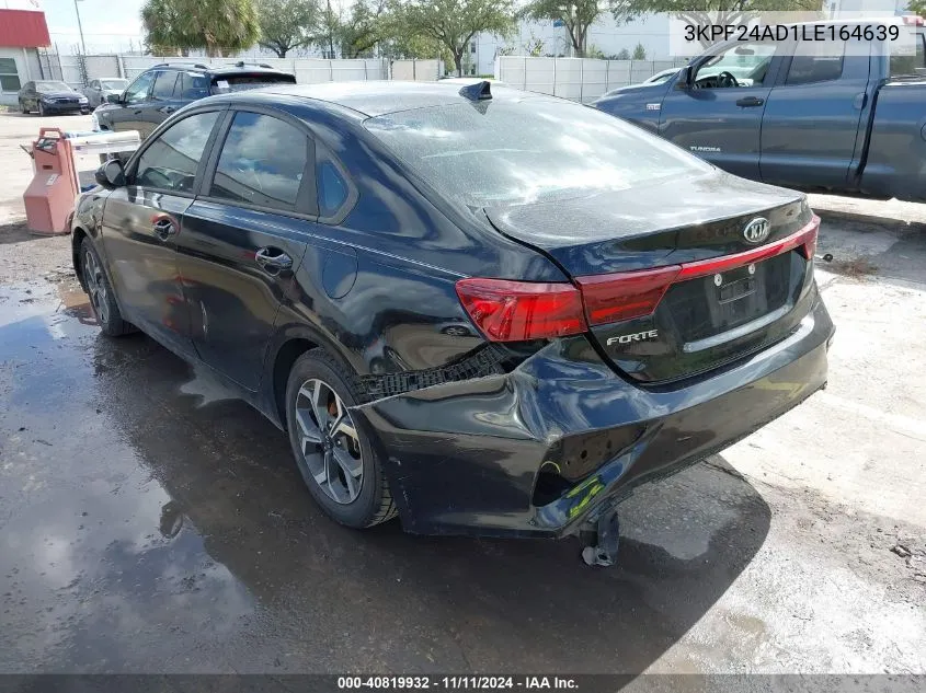 2020 Kia Forte Lxs VIN: 3KPF24AD1LE164639 Lot: 40819932