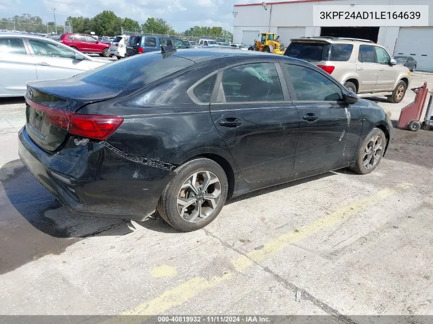 2020 Kia Forte Lxs VIN: 3KPF24AD1LE164639 Lot: 40819932