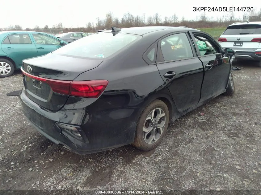 2020 Kia Forte Lxs VIN: 3KPF24AD5LE144720 Lot: 40830596