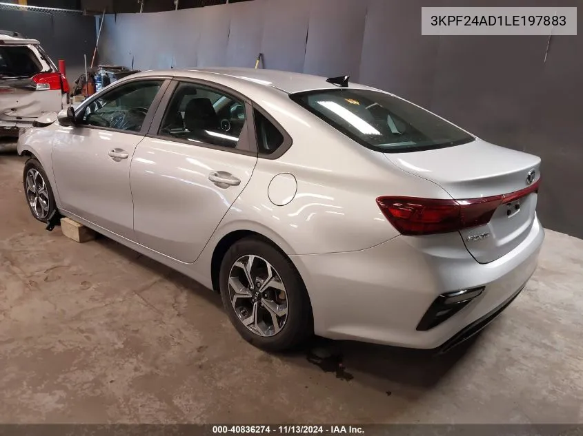 2020 Kia Forte Lxs VIN: 3KPF24AD1LE197883 Lot: 40836274