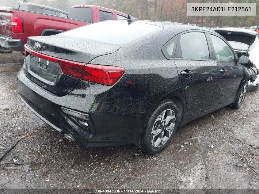 3KPF24AD1LE212561 2020 Kia Forte Lxs