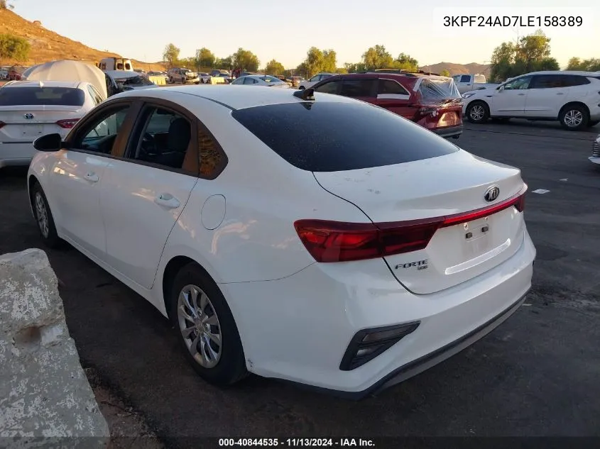 3KPF24AD7LE158389 2020 Kia Forte Fe