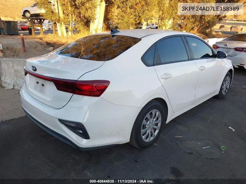 3KPF24AD7LE158389 2020 Kia Forte Fe