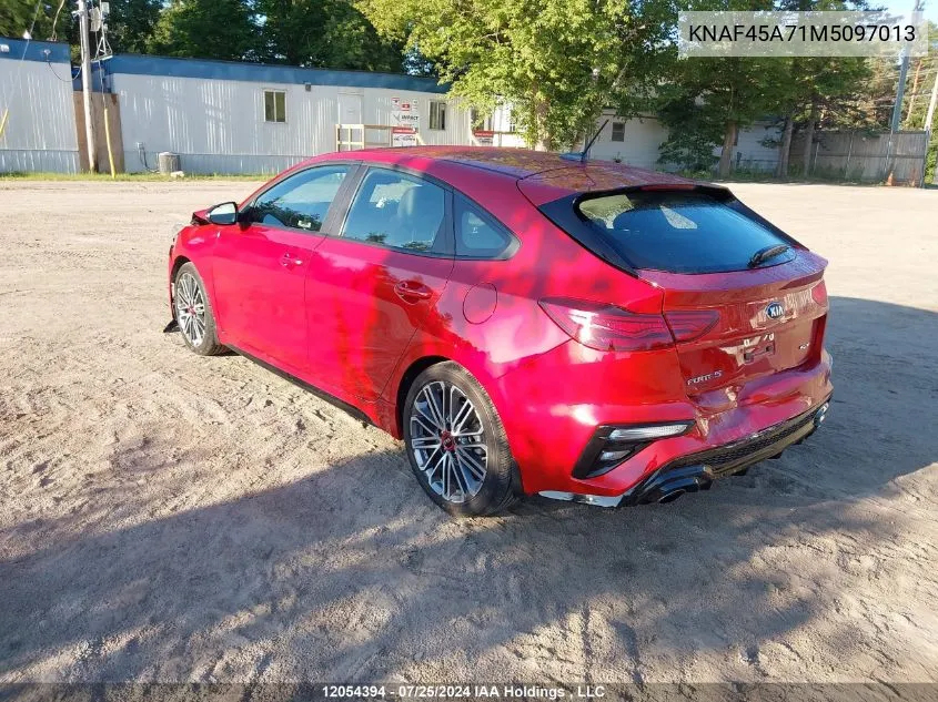 KNAF45A71M5097013 2021 Kia Forte Gt