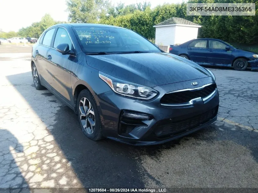 3KPF54AD8ME336366 2021 Kia Forte