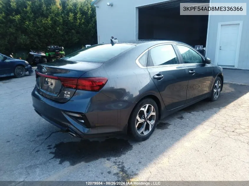 3KPF54AD8ME336366 2021 Kia Forte