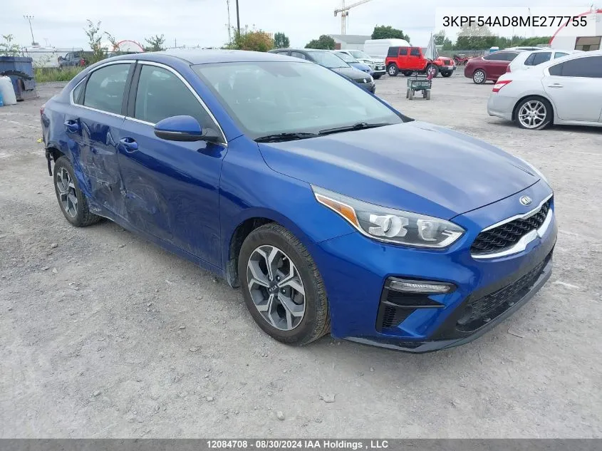 3KPF54AD8ME277755 2021 Kia Forte