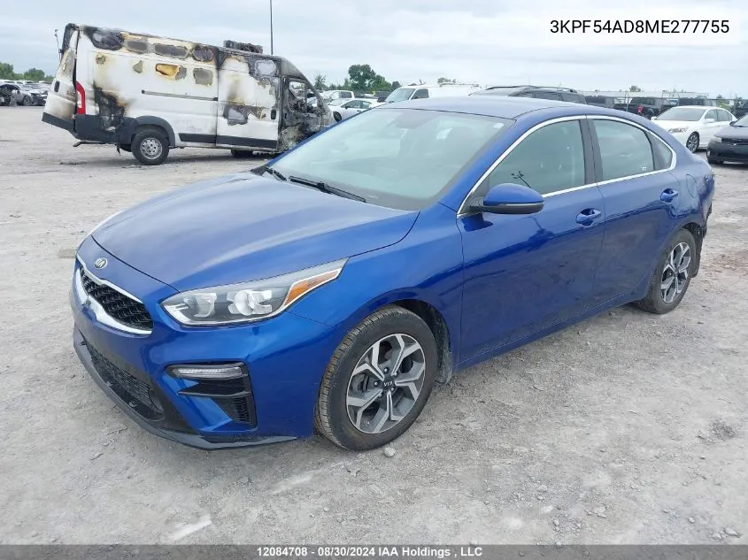 3KPF54AD8ME277755 2021 Kia Forte