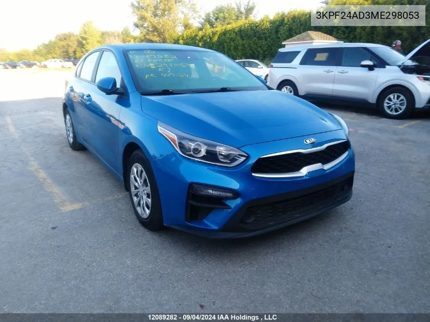 3KPF24AD3ME298053 2021 Kia Forte Fe/Lxs