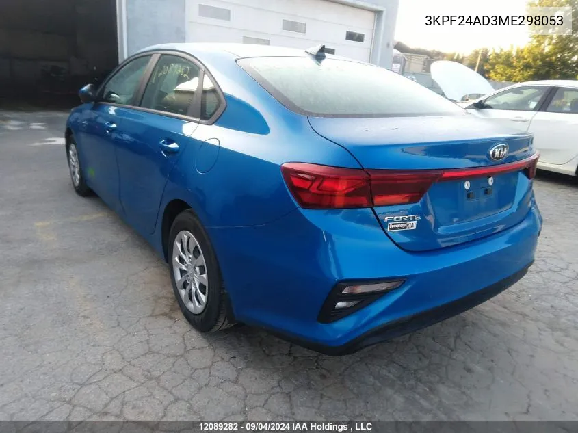 3KPF24AD3ME298053 2021 Kia Forte Fe/Lxs