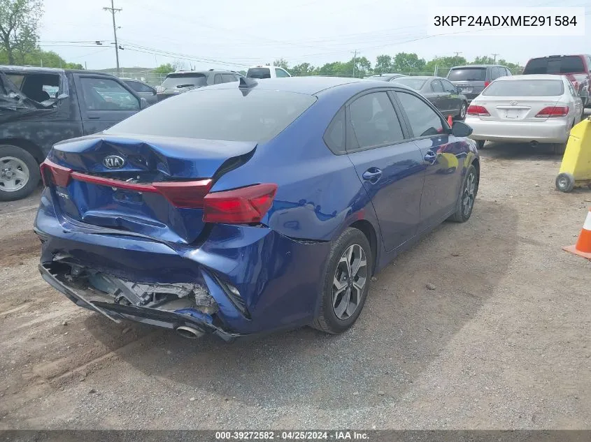 3KPF24ADXME291584 2021 Kia Forte Lxs