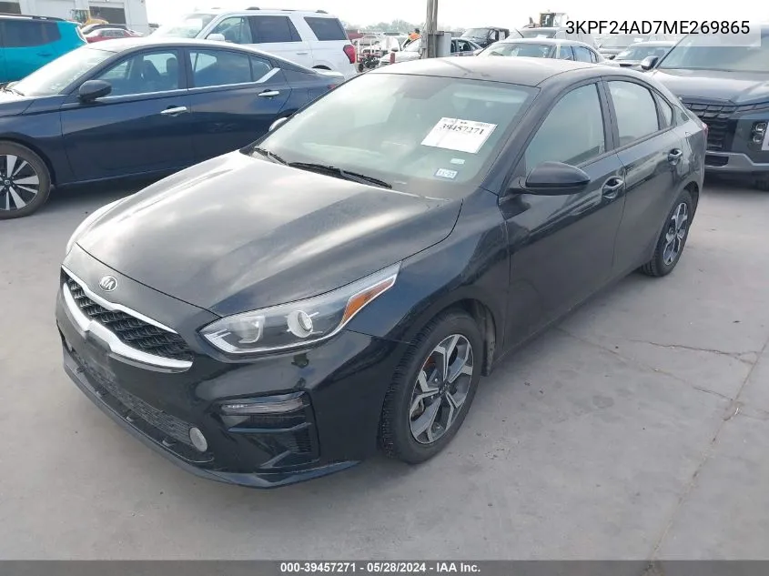 3KPF24AD7ME269865 2021 Kia Forte Lxs