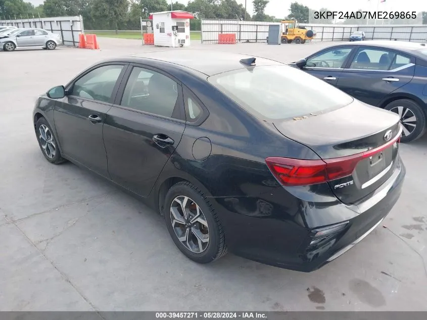 3KPF24AD7ME269865 2021 Kia Forte Lxs