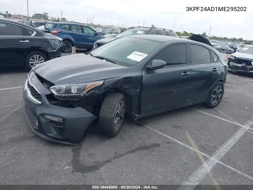 3KPF24AD1ME295202 2021 Kia Forte Lxs