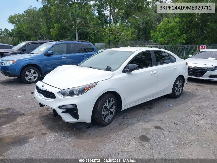 2021 Kia Forte Lxs VIN: 3KPF24AD9ME329712 Lot: 39462725