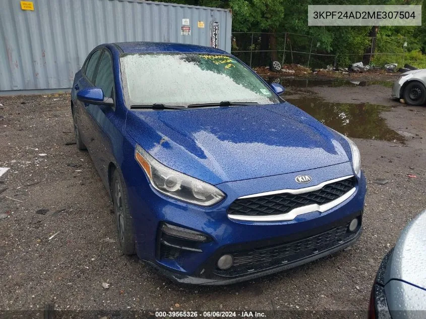 3KPF24AD2ME307504 2021 Kia Forte Lxs