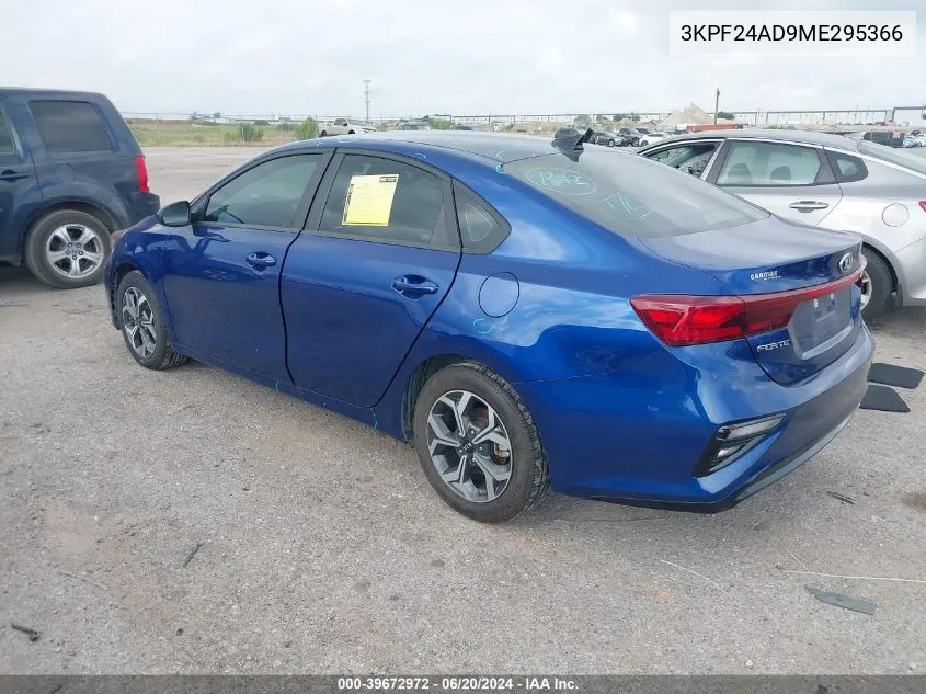 2021 Kia Forte Lxs VIN: 3KPF24AD9ME295366 Lot: 39672972