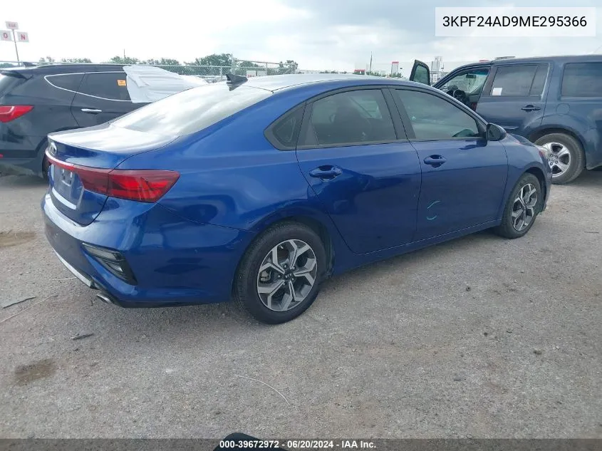 3KPF24AD9ME295366 2021 Kia Forte Lxs