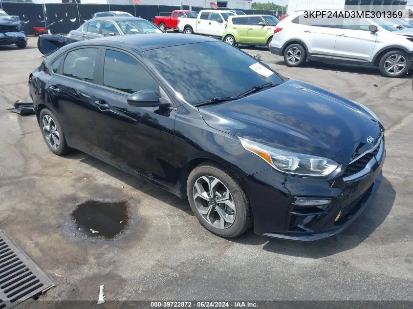 2021 Kia Forte Lxs VIN: 3KPF24AD3ME301369 Lot: 39722872