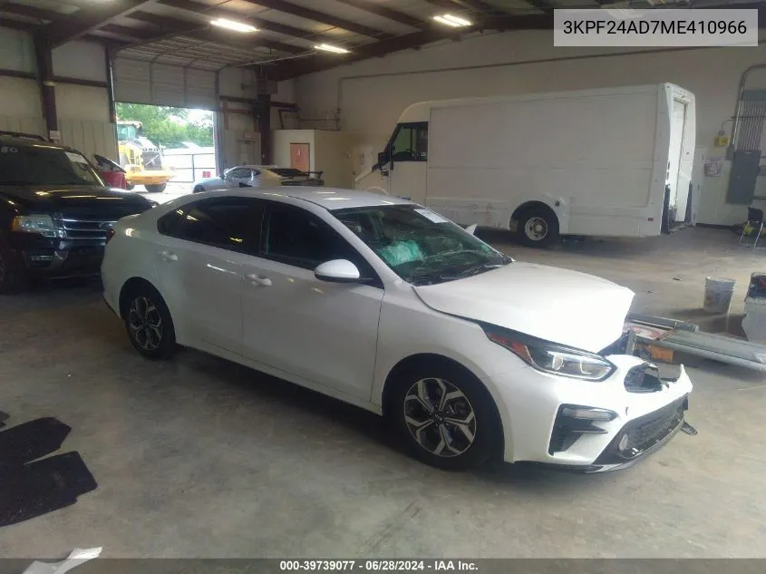 3KPF24AD7ME410966 2021 Kia Forte Lxs