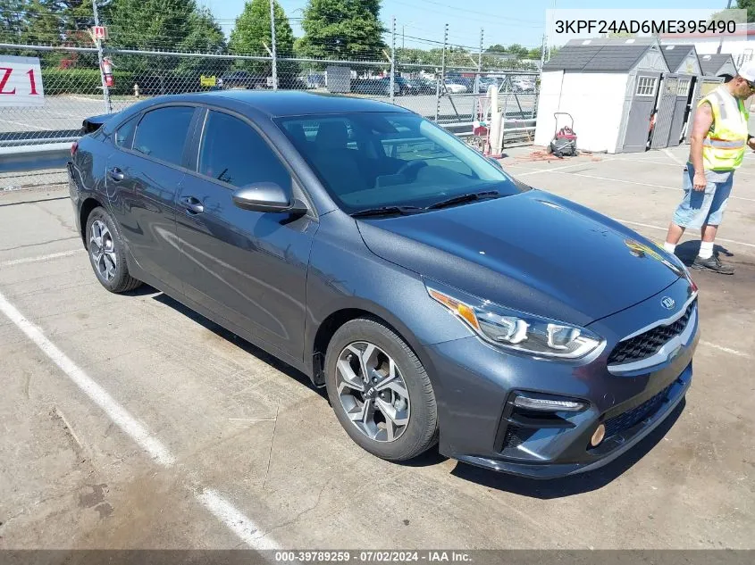 3KPF24AD6ME395490 2021 Kia Forte Lxs