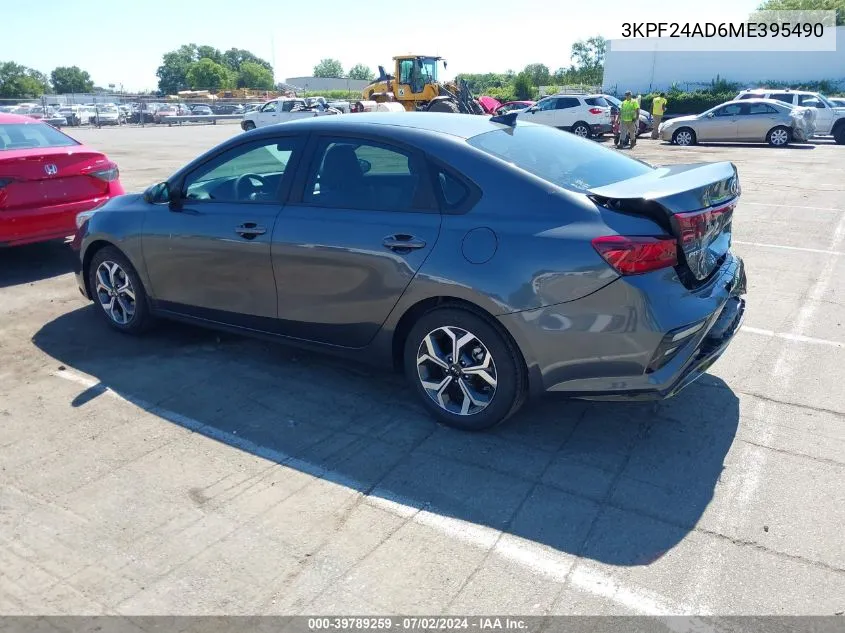 2021 Kia Forte Lxs VIN: 3KPF24AD6ME395490 Lot: 39789259