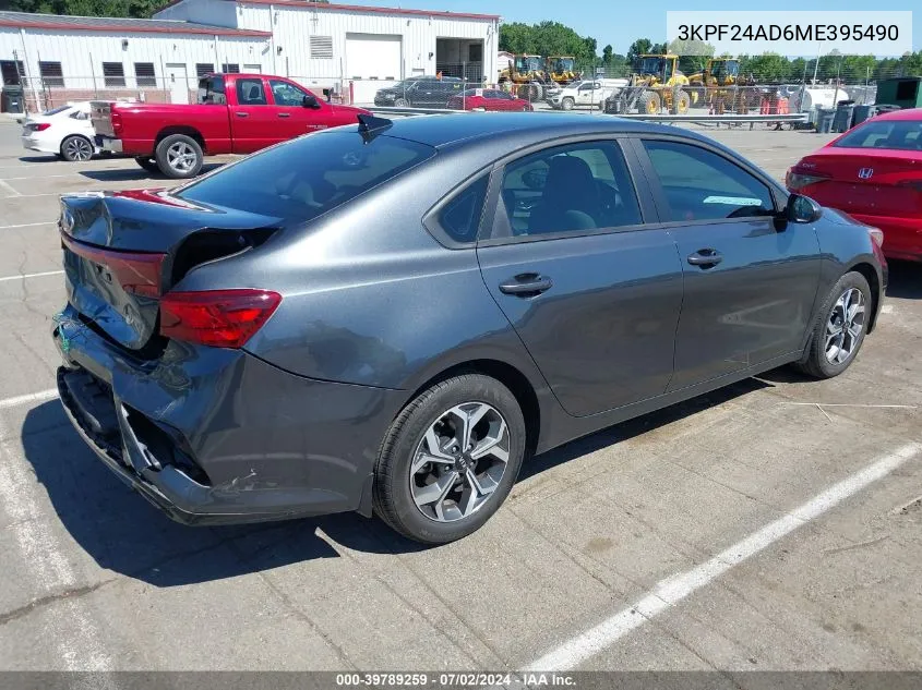 2021 Kia Forte Lxs VIN: 3KPF24AD6ME395490 Lot: 39789259