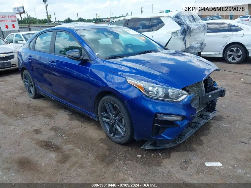 3KPF34AD6ME299078 2021 Kia Forte Gt-Line