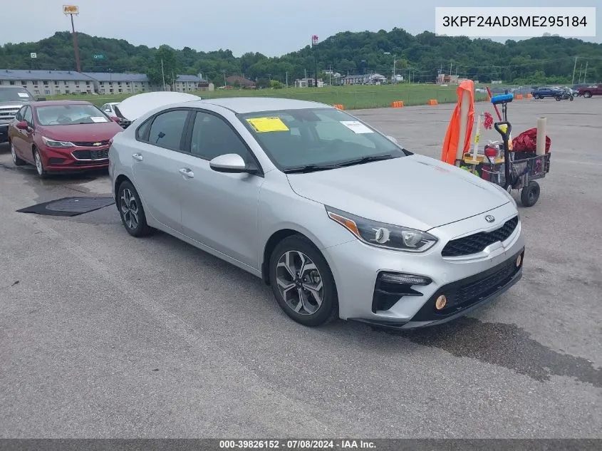 2021 Kia Forte Lxs VIN: 3KPF24AD3ME295184 Lot: 39826152