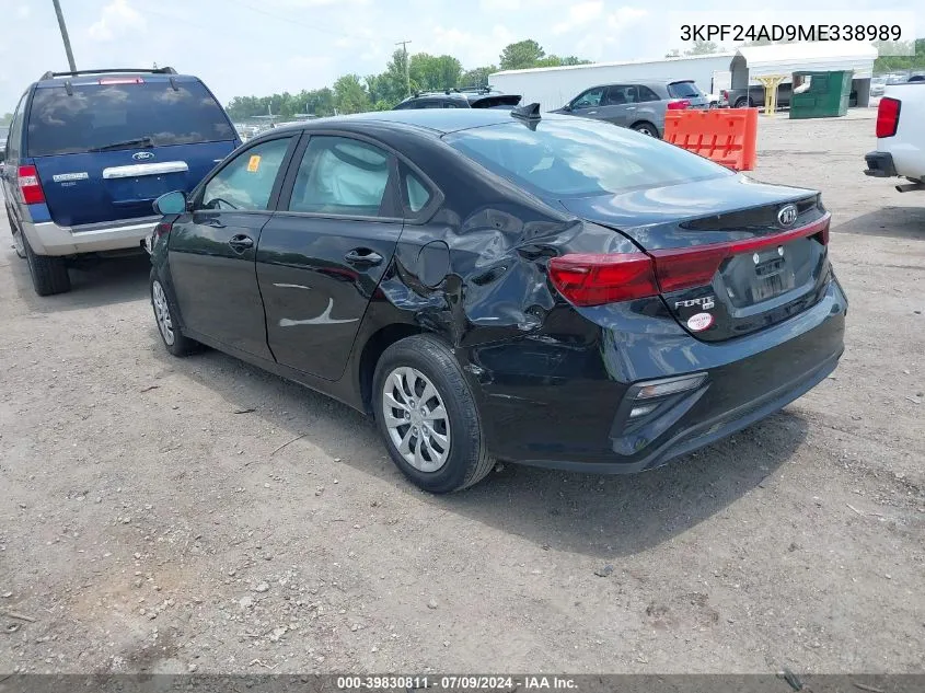 3KPF24AD9ME338989 2021 Kia Forte Fe