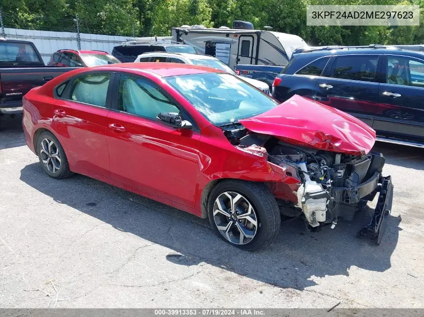 2021 Kia Forte Lxs VIN: 3KPF24AD2ME297623 Lot: 39913353